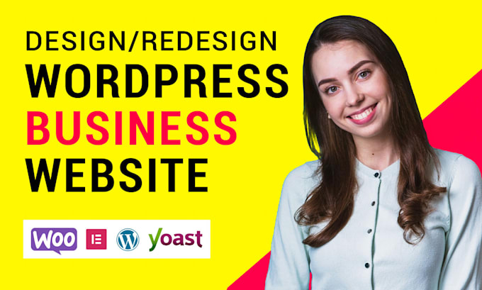 Gig Preview - Create wordpress website design, business website, wordpress developer