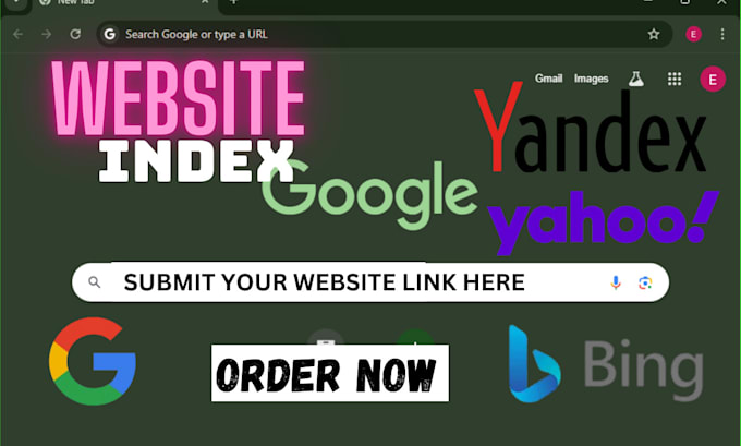 Bestseller - help website indexing, submit any website link to google, yahoo, bing, yandex