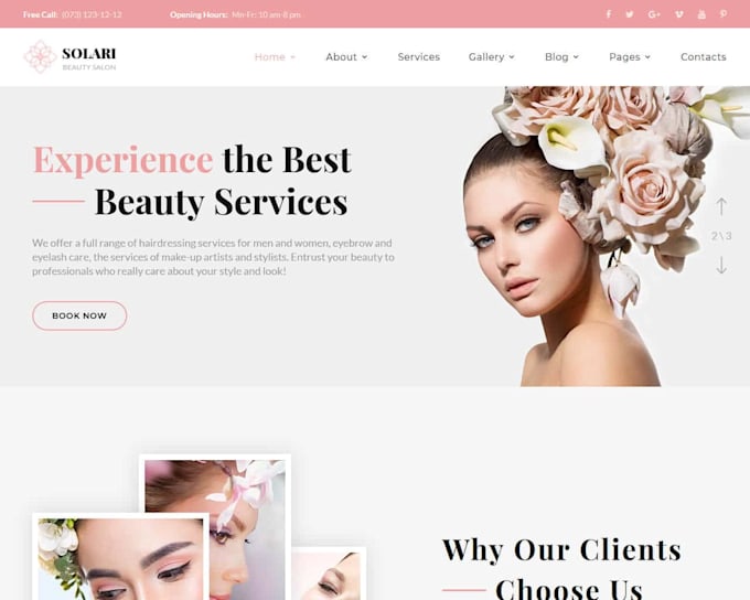 Gig Preview - Design a responsive salon website to grow your business