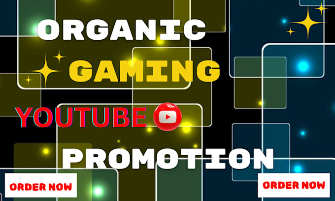 Gig Preview - Do organic gaming youtube promotion gaming video