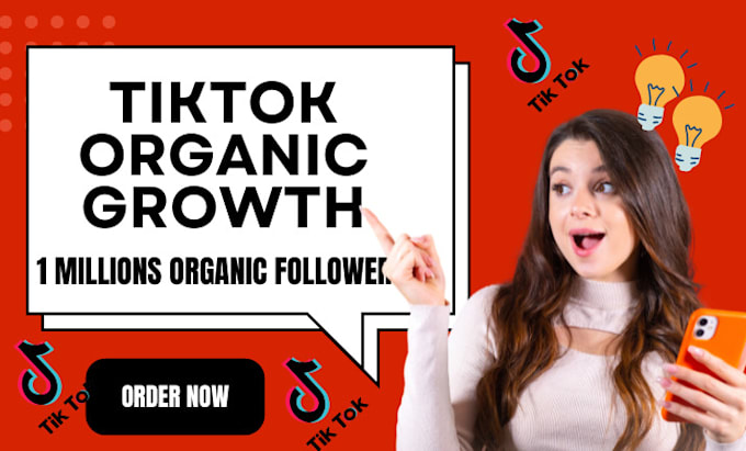 Gig Preview - Grow and promote your tiktok account organically