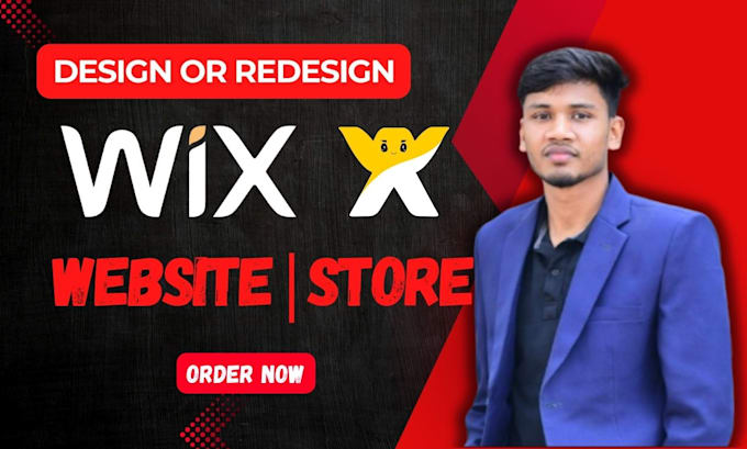 Gig Preview - Design or redesign wix website and wix ecommerce website