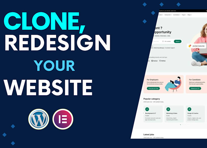 Bestseller - design, redesign, build, duplicate, copy clone or revamp wordpress website