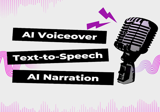 Gig Preview - Create professional ai voiceover and realistic text to speech narration