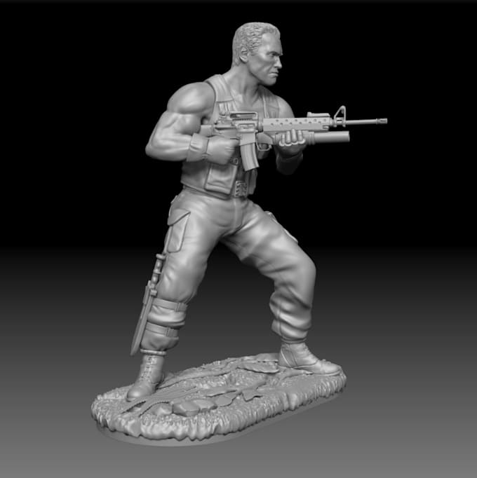 Gig Preview - Sculpt you 3d sculpting,3d action figure,3d game character,3d manga figure,toys