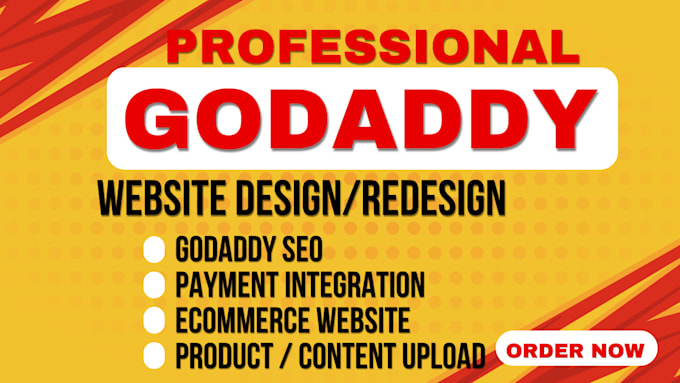 Gig Preview - Create godaddy website to boost store  sales conversion