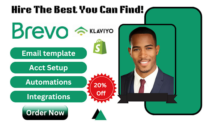 Gig Preview - Brevo newsletter bravo email automation klaviyo shopify flows campaign setup