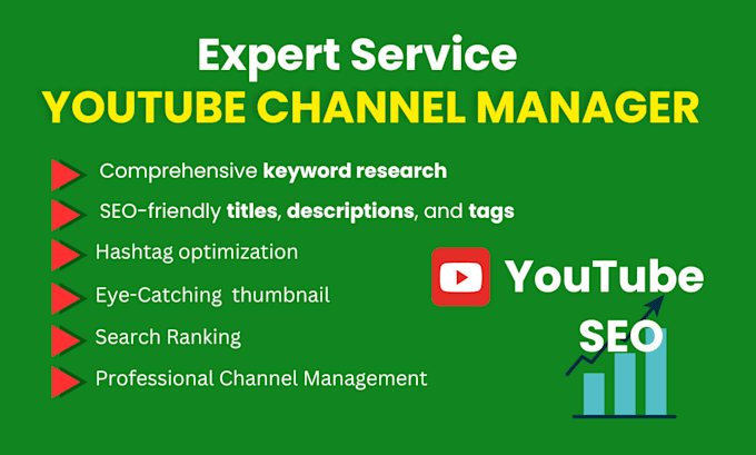 Bestseller - optimize youtube SEO for top rankings and 10x views