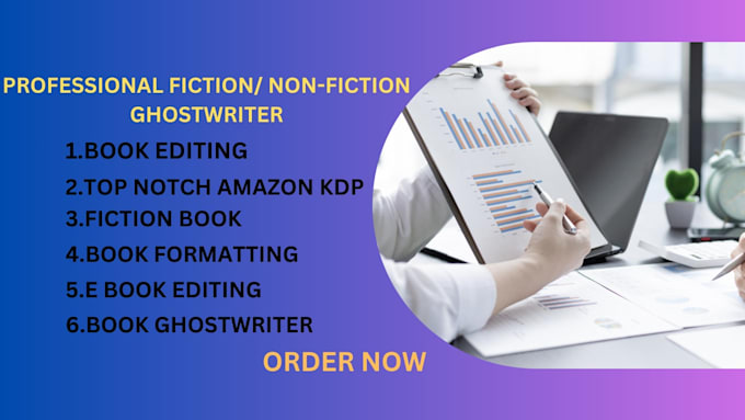 Bestseller - ghostwrite fiction and nonfiction, ebook ghostwriter, amazon kdp book writer