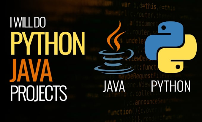 Gig Preview - Do python java programming projects