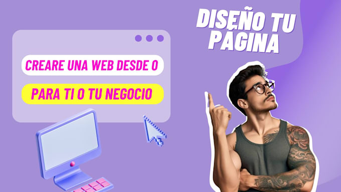 Gig Preview - Crearé un sitio web único y profesional que se adapte a ti