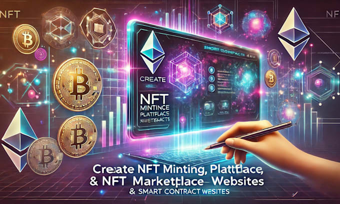 Gig Preview - Create nft minting, nft marketplace, smart contract crypto meme website