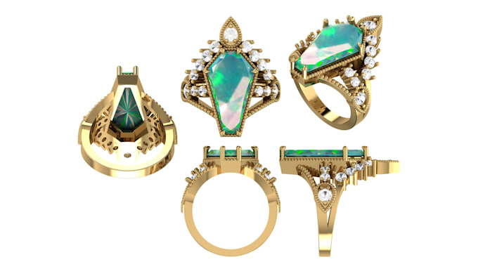 Gig Preview - Custom jewelry cad designs to bring your vision to life