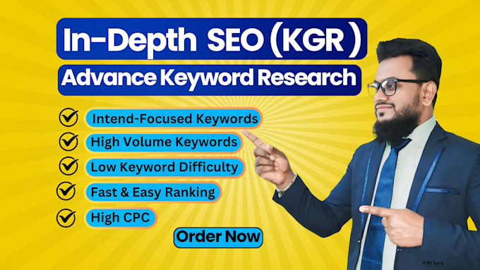 Gig Preview - Provide advanced seo keyword research and competitor analysis