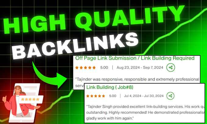 Gig Preview - Create high quality backlinks to skyrocket your SEO rankings