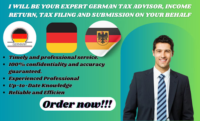 Gig Preview - Be your expert german tax advisor, income return, tax filing and submission