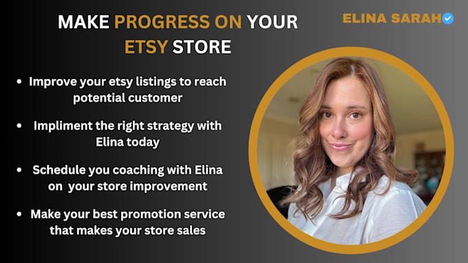 Gig Preview - Do etsy shop promotion to boost etsy sales traffic SEO