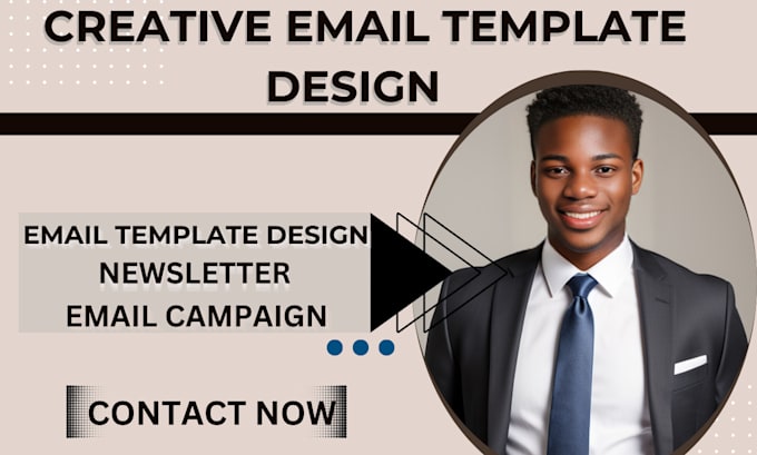 Gig Preview - Design professional creative mailchimp email template and newsletter in 24 hours