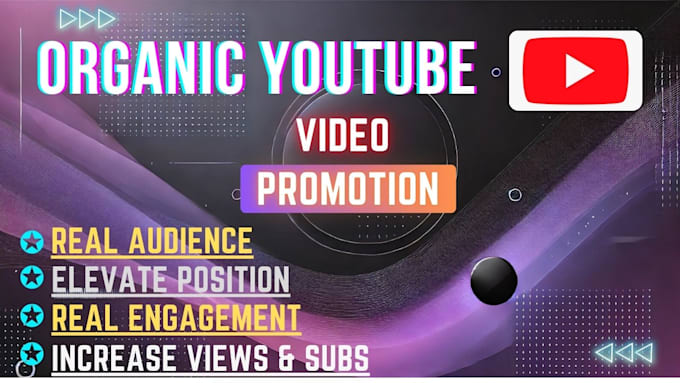 Gig Preview - Do super fast organic youtube video promotion