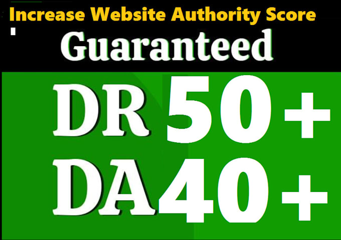 Bestseller - increase da 40 DR 50 rank high in google