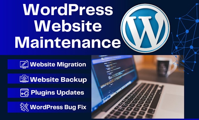 Gig Preview - Do monthly wordpress website maintenance, using query monitor, yoast SEO