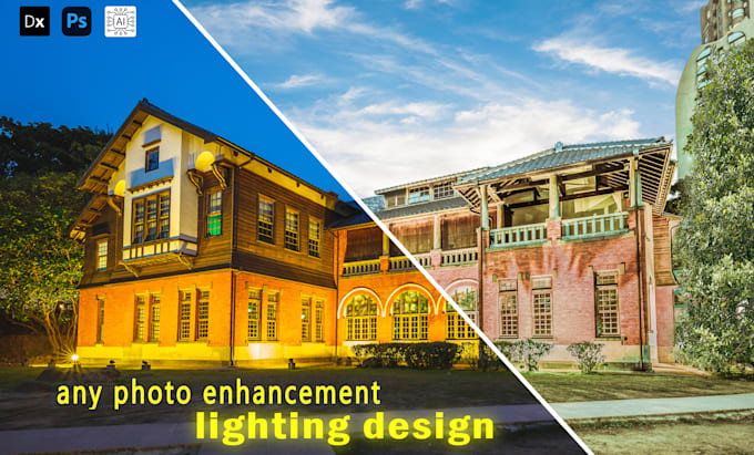 Gig Preview - Lighting design enhancement for indoor outdoor by dialux evo, photoshop