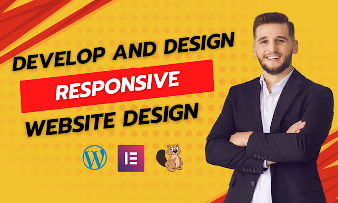 Gig Preview - Develop responsive wordpress website design, blog or website development