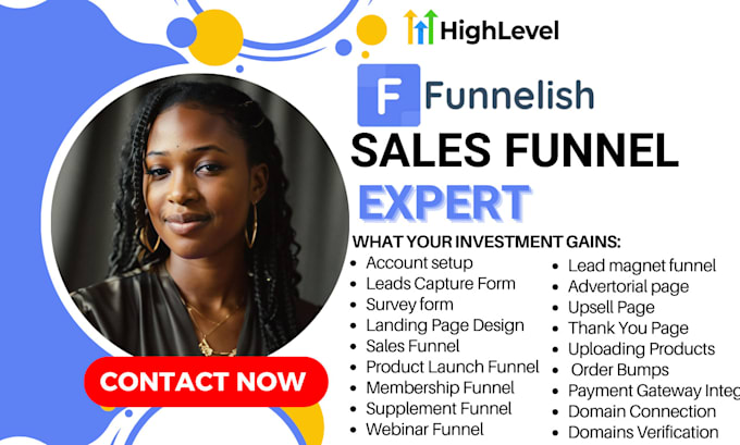 Gig Preview - Clone funnelish advertorial page product sales page funnelish sales funnel leads