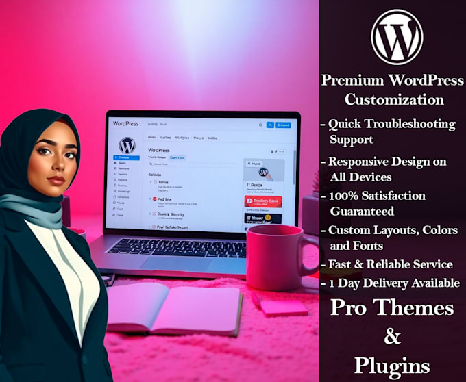 Gig Preview - Install and customize your wordpress theme professionally