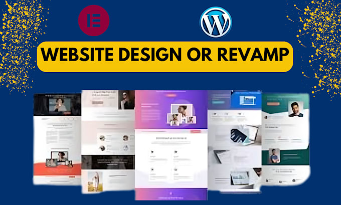 Gig Preview - Build responsive wordpress website design, development, redesign, landing page