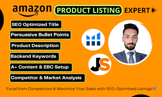 Gig Preview - Do amazon product listing optimization, flat file and product listing expert