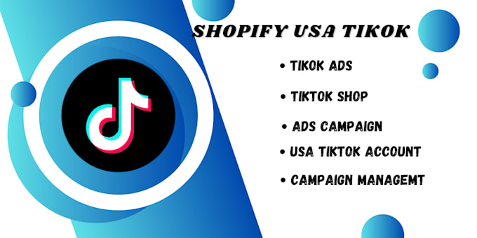 Gig Preview - Create shopify tik tok shop tiktok shop setup instagram shop facebook shop