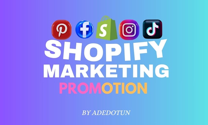 Gig Preview - Do shopify promotion, ecommerce shopify marketing to super boost shopify sales