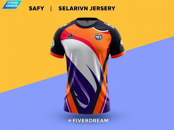 Gig Preview - Make 3d jersey sublimation cgi design 3d sportwear mockup motion cloth marvelous