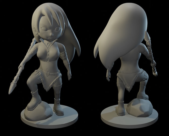 Gig Preview - Deliver digital 3d model,resin action figure,fantanzy character design,comic art