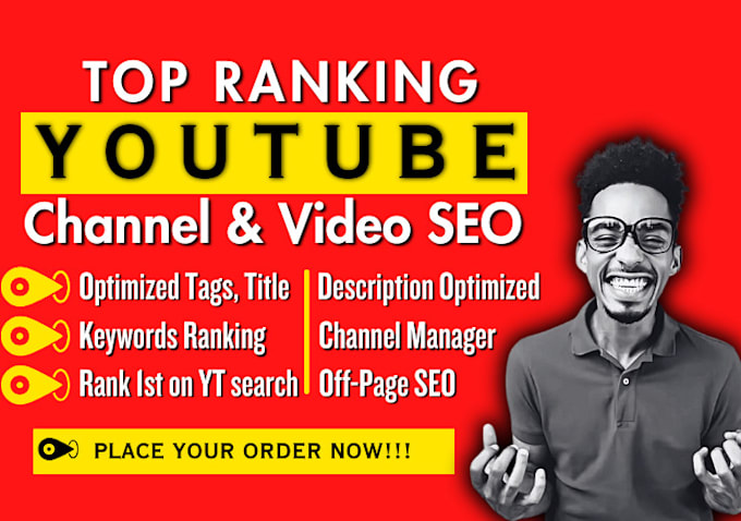 Gig Preview - Do youtube video SEO, channel growth manager, title, tags for views, subscribers