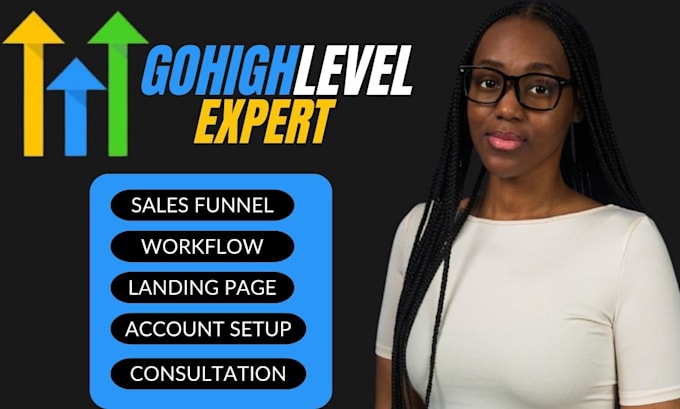 Gig Preview - Gohighlevel landing page gohighlevel sales funnel ghl landing page automation