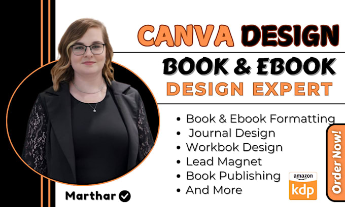 Gig Preview - Do canva ebook design ebook formatting PDF lead magnet journal workbook design