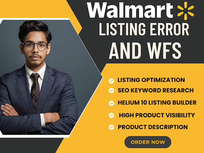 Gig Preview - Listing on walmart, walmart listings,walmart errors, walmart SEO, walmart PPC