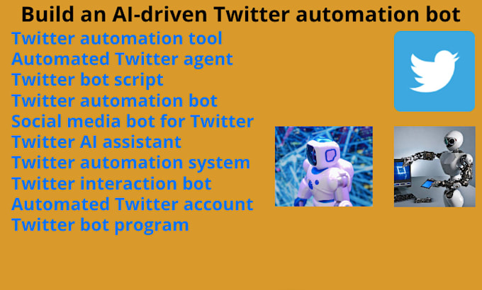 Gig Preview - Create an ai powered twitter automation tool, social media bot for x platform