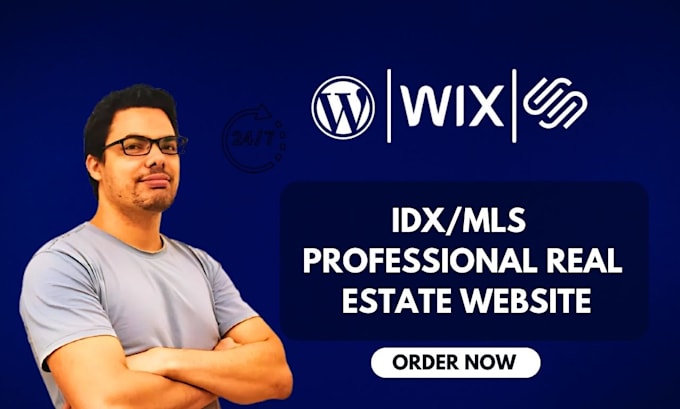 Gig Preview - Do real estate agent website with wordpress wix with idx mls