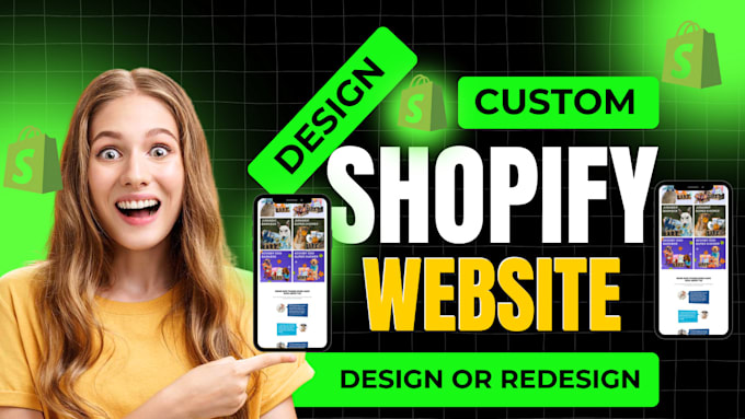 Gig Preview - Rebuild or redesign your shopify website, shopify map website SEO website design