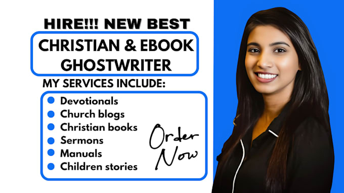 Gig Preview - Ghostwrite inspiring christian ebook devotional self help fiction nonfiction