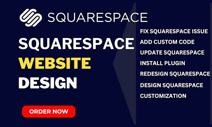 Gig Preview - Fix custom css code revamp edit update squarespace website redesign squarespace