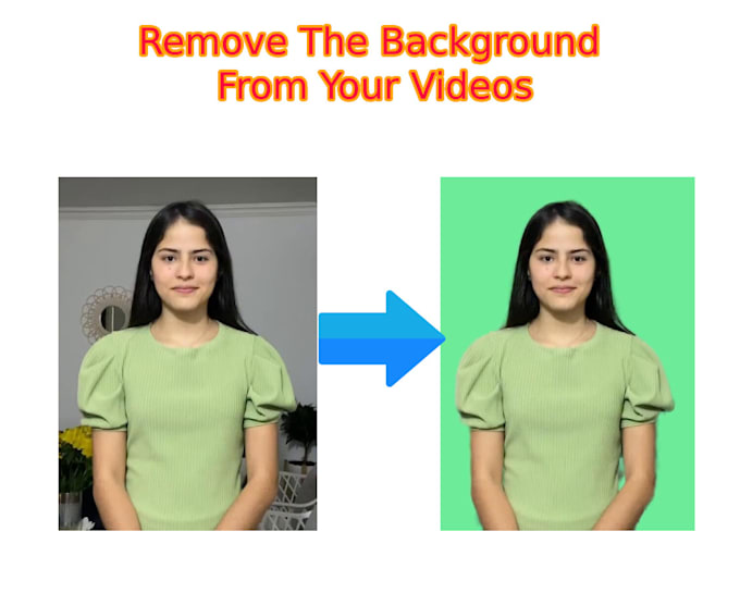 Gig Preview - Edit your green screen background for professional custom videos