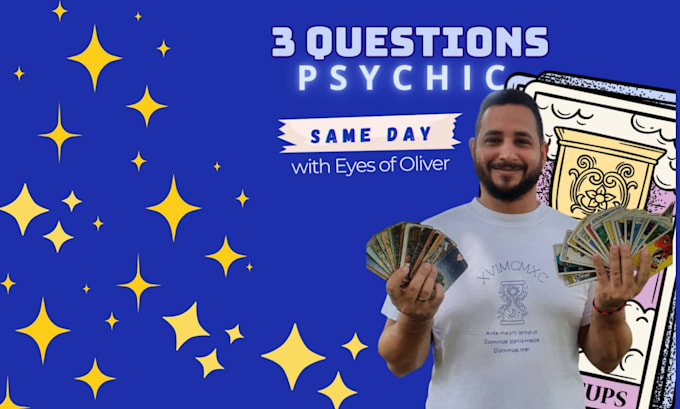 Gig Preview - Provide an accurate psychic tarot reading for 3 questions