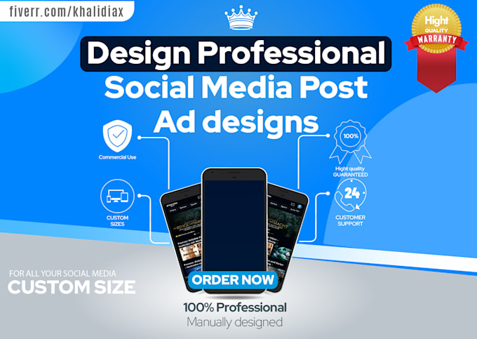 Gig Preview - Design professional social media banner, post, creative ads