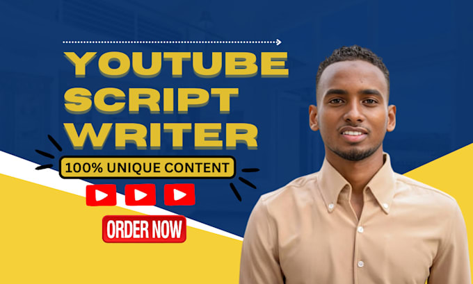 Gig Preview - Write engaging youtube script, mma, boxing, history, documentary, video script