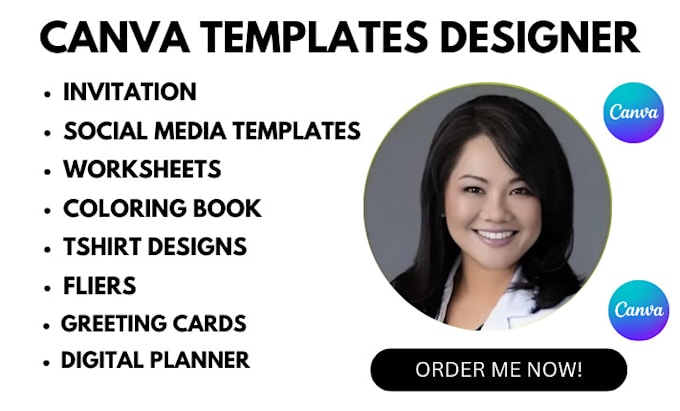 Gig Preview - Design editable canva resume templates, business card and canva graphic design