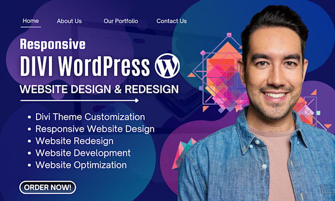 Gig Preview - Be your divi expert for wordpress divi website divi theme website customization